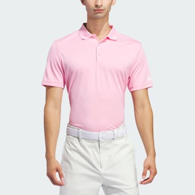 Polo Hombre César Core Manga Corta Rosa