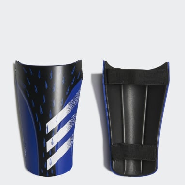Football Blue Predator Training Shin Guards