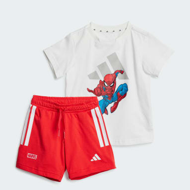 CONJUNTO CAMISETA Y PANTALÓN CORTO ADIDAS MARVEL SPIDER-MAN