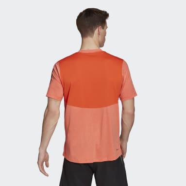 Männer Fitness & Training Training T-Shirt Orange