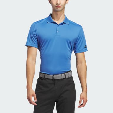 Men Golf Blue Core adidas Performance Primegreen Polo Shirt