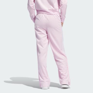 Adidas light pink tracksuit shop