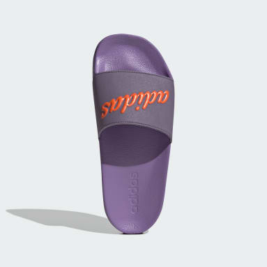 Chinelos Adilette Shower Roxo Mulher Sportswear