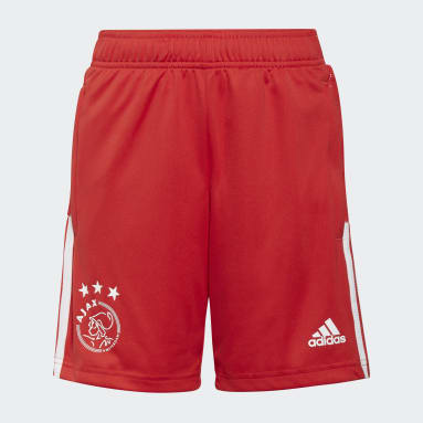 Kids Football Red Ajax Amsterdam Tiro Training Shorts