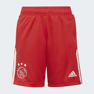 Deti Futbal červená Šortky Ajax Amsterdam Tiro Training