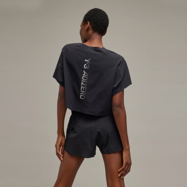 T-shirt de running Y-3 noir Femmes Y-3