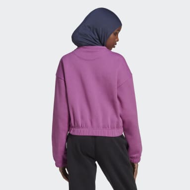 Sweat-shirt coupe ample Studio Lounge Pourpre Femmes Sportswear