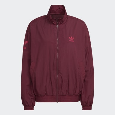 Women originals Burgundy Logo Play Track Jacket