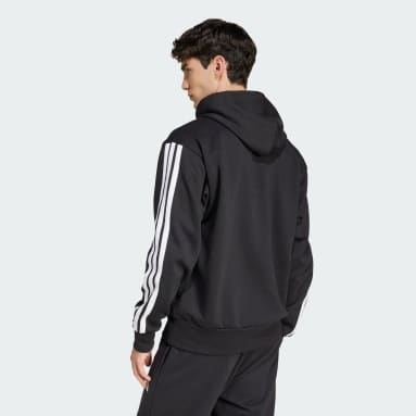 Essentials 3-Stripes Fleece Hoodie