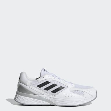 Men Running White Response Run Shoes