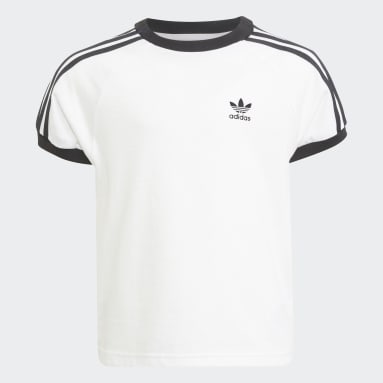 Kinder Originals Adicolor 3-Streifen T-Shirt Weiß