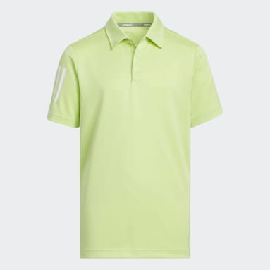 Jongens Golf Groen 3-Stripes Poloshirt