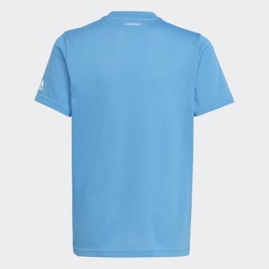 Jungen Tennis Thiem Logo Graphic T-Shirt Blau