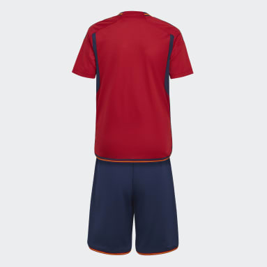 Miniconjunto primera equipación España 22 Rojo Niño Fútbol
