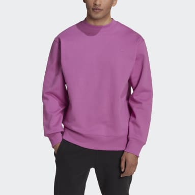 Sudadera Cuello Redondo Adicolor Contempo Violeta Hombre Originals