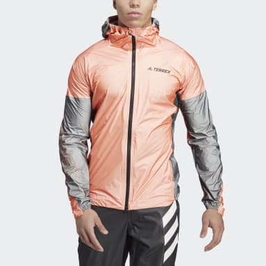 Terrex Agravic Three-Layer Pro Regnjakke Oransje
