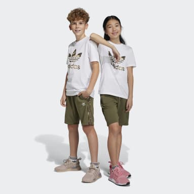 키즈 originals Green 카모 쇼츠