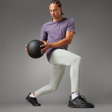 Pantalón D4T Training Gris Hombre Gimnasio Y Entrenamiento