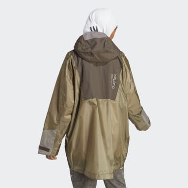 adidas Terrex + and wander Xploric RAIN.RDY Jakke Grønn