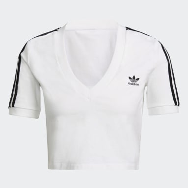 Camiseta corta Adicolor Classics Blanco Mujer Originals