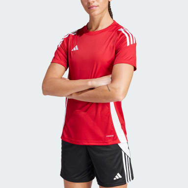 Women's Soccer Red Tiro 24 Jersey