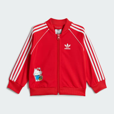 ชุดเสื้อและกางเกง adidas Originals x Hello Kitty SST