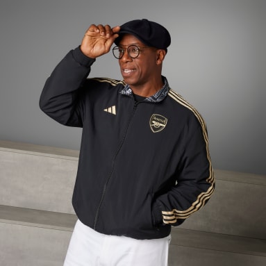 Men Football Black Arsenal Ian Wright Anthem Jacket