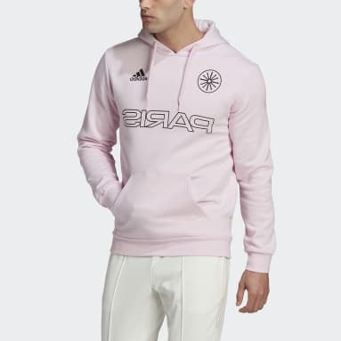 Men Sportswear Pink Paris Graphic Hoodie