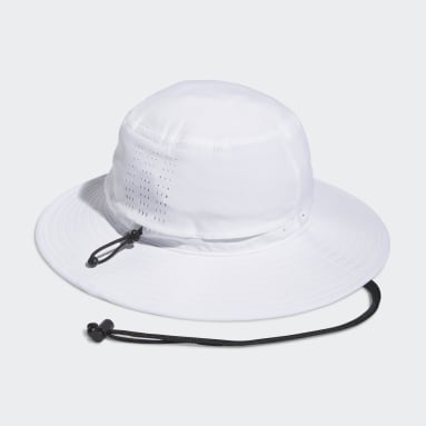 Chapeau de golf à large bord Crestable blanc Hommes Golf