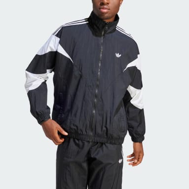 Men Originals Black adidas Rekive Woven Track Jacket