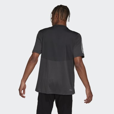 Men Training Black Training Tee