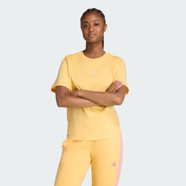 Camiseta Essentials de algodão com logotipo pequeno.