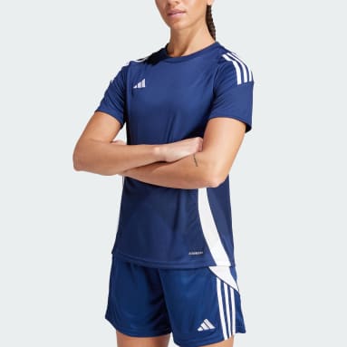 Kvinder Fodbold Blå Tiro 24 trøje