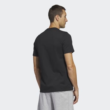 ผู้ชาย Sportswear สีดำ เสื้อยืดแขนสั้นลายพราง