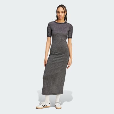 Adicolor Holiday 3-Streifen Glitzer-Kleid