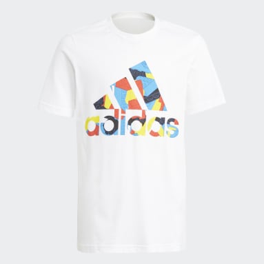 Boys Training White adidas x Classic LEGO® Graphic T-Shirt