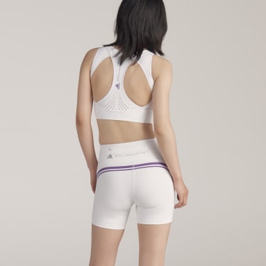 Women Gym & Training White adidas by Stella McCartney TruePace Cycling Shorts