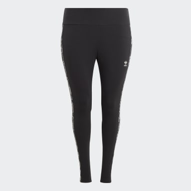 3-Stripes Print Leggings (Plus Size)