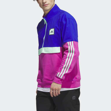 Heren Golf blauw Adicross Golf Anorak