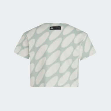 Mädchen Sportswear Marimekko Allover Print Cotton T-Shirt Weiß