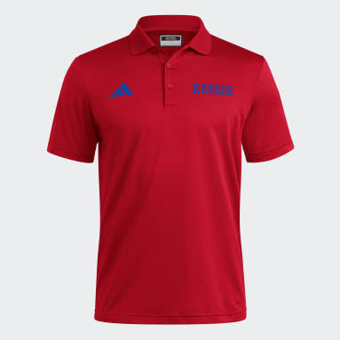 Kansas Jayhawks Coaches Ottoman Polo