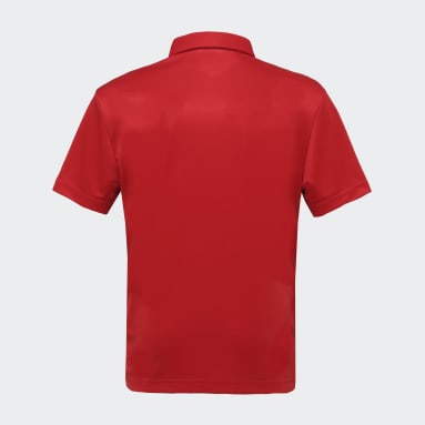 Men Golf Red AEROREADY Polo Shirt
