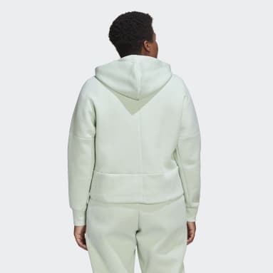 Women Sportswear Green Mission Victory Slim Fit Full-Zip Hoodie (Plus Size)