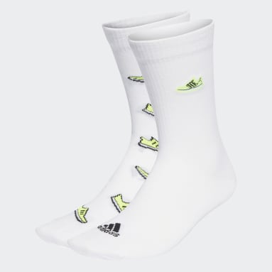 Sportswear White Run x Ultraboost Shoe Love Graphic Socks 2 Pairs