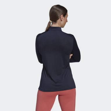 Camiseta Terrex Multi Half-Zip Azul Mujer TERREX
