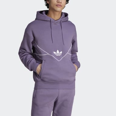 Camisola com Capuz Seasonal Archive Adicolor Roxo Homem Originals