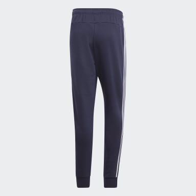 Pantalon Essentials 3-Stripes Tapered Cuffed Bleu Hommes Sportswear