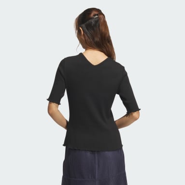 LUXFLOW カジュアル リブTシャツ