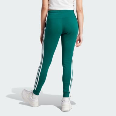 Women's Sportswear Green Essentials 3-Stripes Fleece Pants