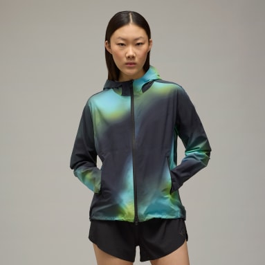 เสื้อแจ็คเก็ตสำหรับวิ่งพิมพ์ลายทั้งตัว Y-3